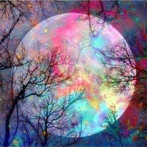 Diamond Painting - Luna Piena Colorata Diamond Painting | Seos Shop ®