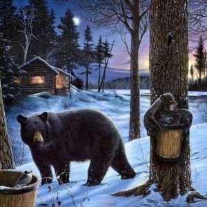Diamond Painting - Orso Nella Neve Diamond Painting | Seos Shop ®