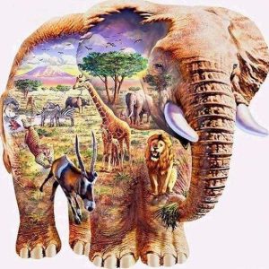 Diamond Painting - Paesaggio Di Elefante Diamond Painting | Seos Shop ®