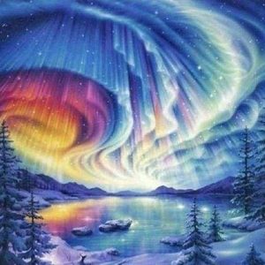 Diamond Painting - Paesaggio Lacustre Invernale Diamond Painting | Seos Shop ®