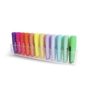 Evidenziatori Palette Set 12 colori – Tinta Unita