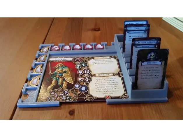 5 plance giocatore compatibili con bustine – Pimp up Descent seconda edizione – Meeple Lab