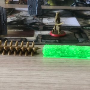 6 cespugli più 6 barricate – Pimp up Zombicide Black Plague / Green Horde – Meeple Lab