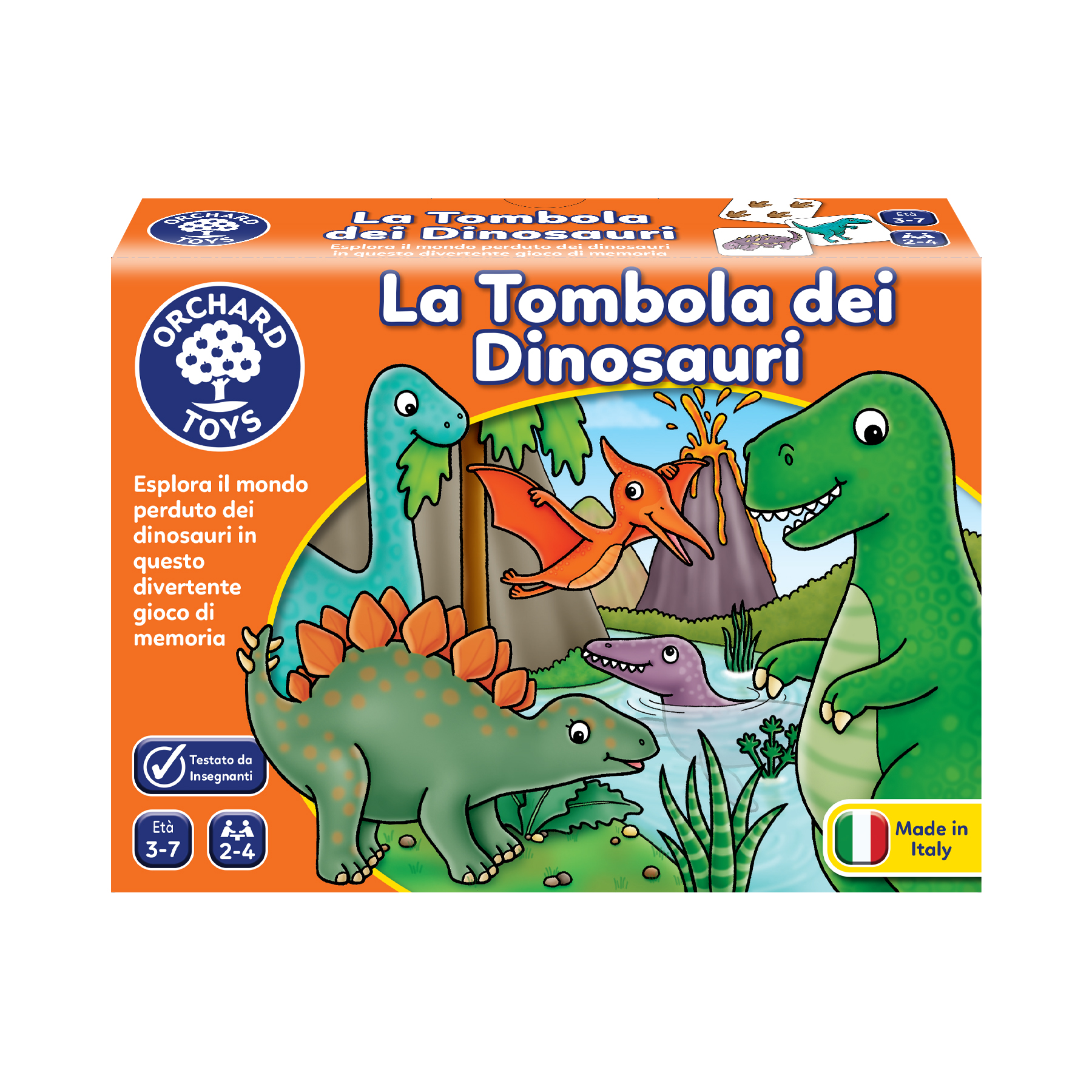 La Tombola dei Dinosauri (età 3-7 anni)