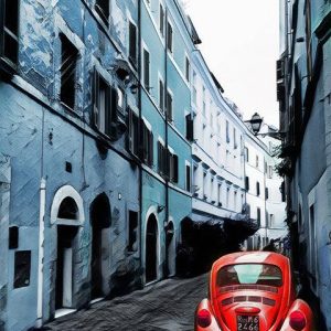 L'auto rossa Diamond Painting | Seos Shop ®