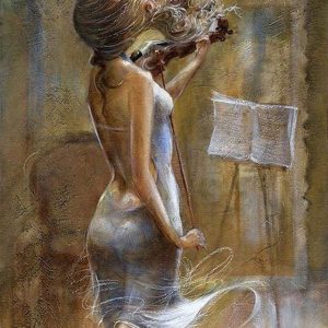 La Bella Violinista Diamond Painting | Seos Shop ®