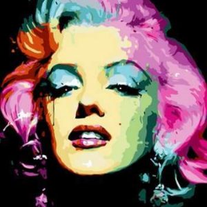 Marilyn Monroe Fiori Rosa Diamond Painting | Seos Shop ®