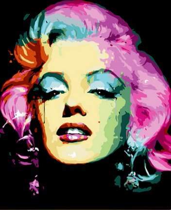 Marilyn Monroe Fiori Rosa Diamond Painting | Seos Shop ®