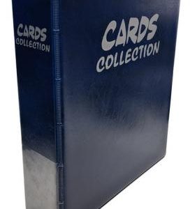 Album a 4 Anelli Cards Collection Blu con divisore in omaggio