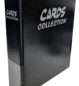 Album a 4 Anelli Cards Collection Nero con divisore in omaggio