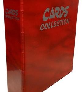 Album a 4 Anelli Cards Collection Rosso con divisore in omaggio