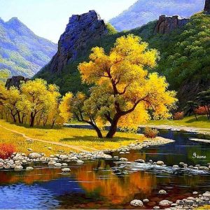 Riflessi autunnali Diamond Painting | Seos Shop ®