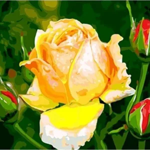 Rosa gialla Diamond Painting | Seos Shop ®