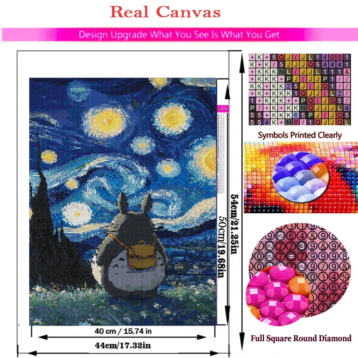 Anime Van Gogh Notte Stellata 5D - Pittura Diamante | DiamondPaintings.it - immagine 6