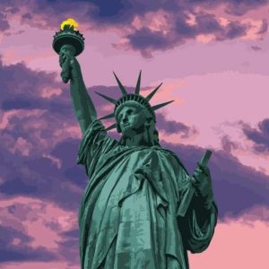 Statua Della Libertà All'Alba Diamond Painting | Seos Shop ®