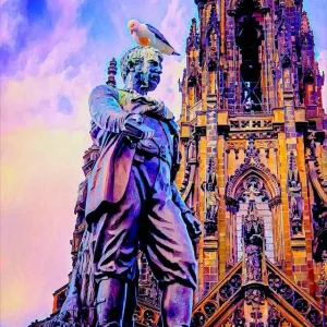 Statua a Edimburgo Diamond Painting | Seos Shop ®