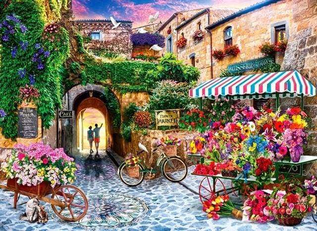 Strada Fiorita Diamond Painting | Seos Shop ® - immagine 2