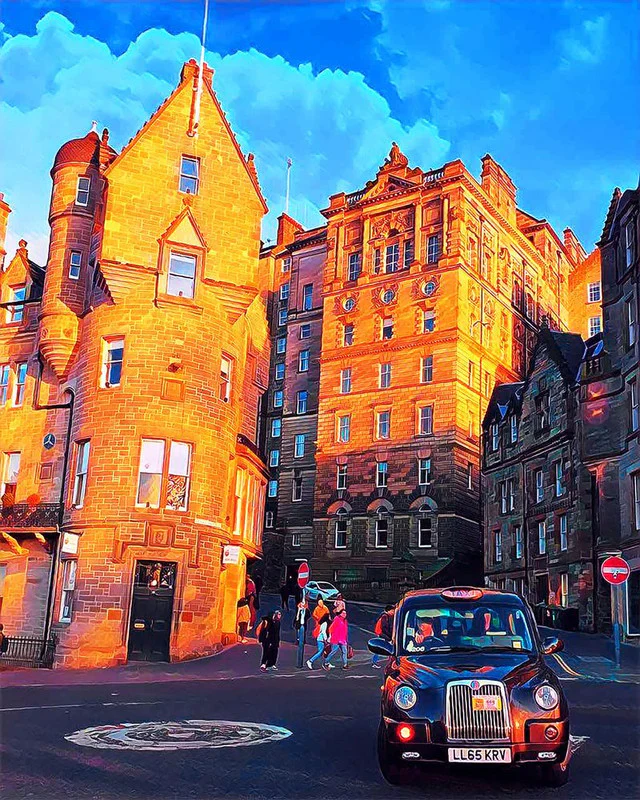 Strada di Edimburgo Diamond Painting | Seos Shop ®