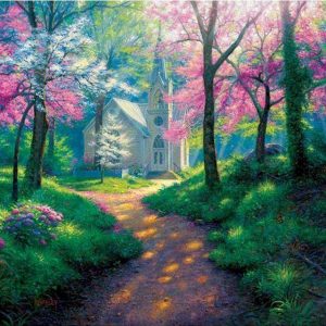 Strada in primavera Diamond Painting | Seos Shop ®