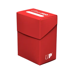 Deck Box in plastica Rosso 80+ Ultra PRO