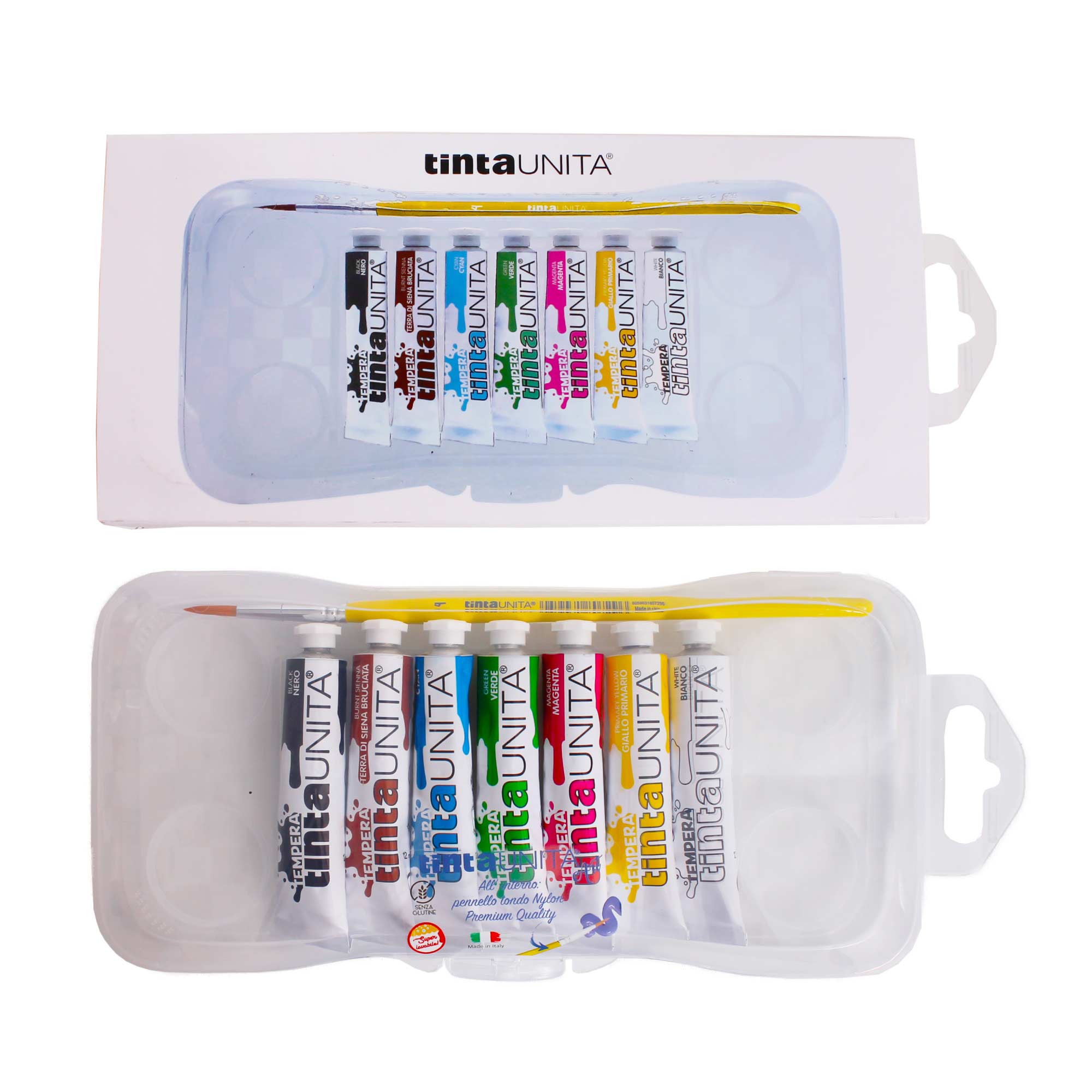 Tempera 7 colori in scatola - immagine 2