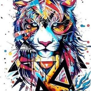 Tigre festaiola Diamond Painting | Seos Shop ®