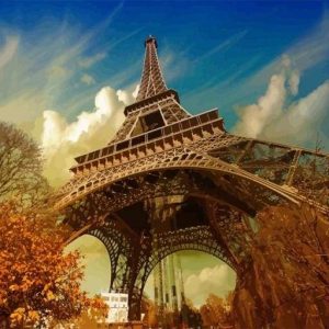 Torre Eiffel In Autunno Diamond Painting | Seos Shop ®