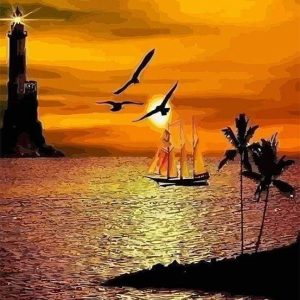 Tramonto Sul Mare Diamond Painting | Seos Shop ®