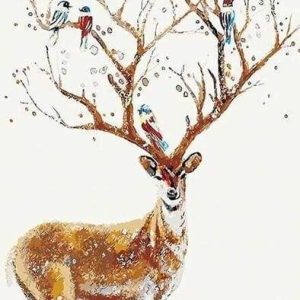 Uccelli Con Cervi Diamond Painting | Seos Shop ®