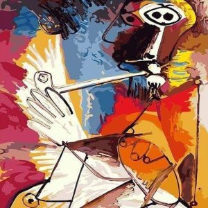 Uomo Astratto Con Tubo Diamond Painting | Seos Shop ®