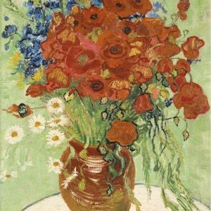 Van Gogh - Margherite e papaveri rossi Diamond Painting | Seos Shop ®