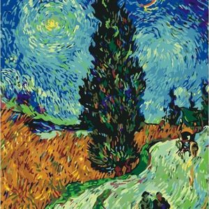 Van Gogh - Strada con cipressi Diamond Painting | Seos Shop ®