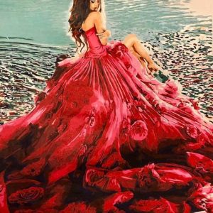 Vestito Rosso Diamond Painting | Seos Shop ®