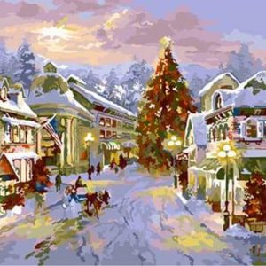 Villaggio Sotto La Neve Diamond Painting | Seos Shop ®