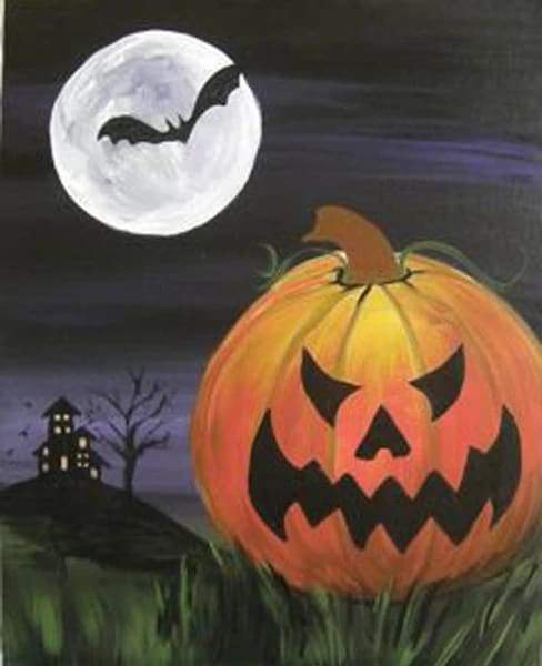 Zucca Di Halloween Maligna Diamond Painting | Seos Shop ® - immagine 2
