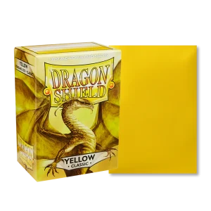 Bustine Protettive Lisce Dragon Shield Gialle - Standard Size