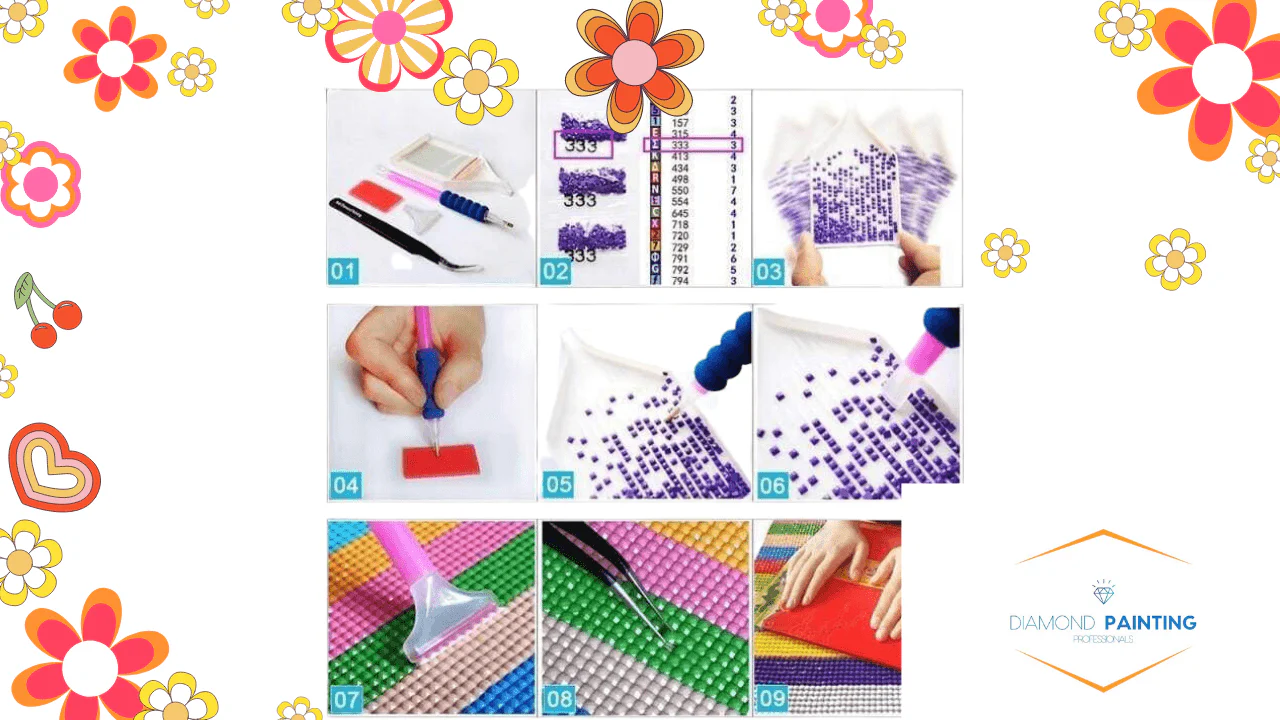 Strada in primavera Diamond Painting | Seos Shop ® - immagine 7