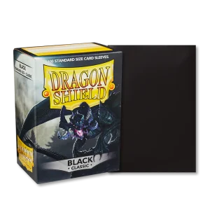 Bustine Protettive Lisce Dragon Shield Nere - Standard Size