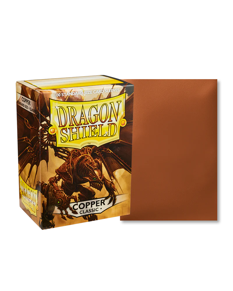 Bustine Protettive Lisce Dragon Shield Rame - Standard Size