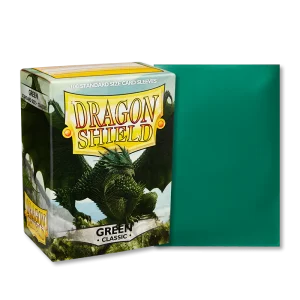 Bustine Protettive Lisce Dragon Shield Verdi - Standard Size