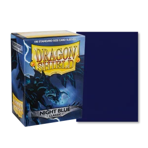 Bustine Protettive Lisce Dragon Shield Blu Notte - Standard Size