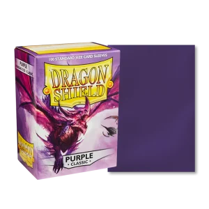 Bustine Protettive Lisce Dragon Shield Viola - Standard Size