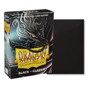 Bustine Protettive Lisce Dragon Shield Nere - Japanese Size