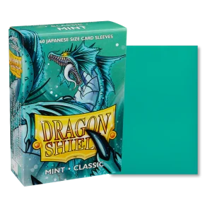 Bustine Protettive Lisce Dragon Shield Verde Menta - Japanese Size