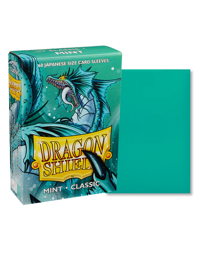 Bustine Protettive Lisce Dragon Shield Verde Menta - Japanese Size