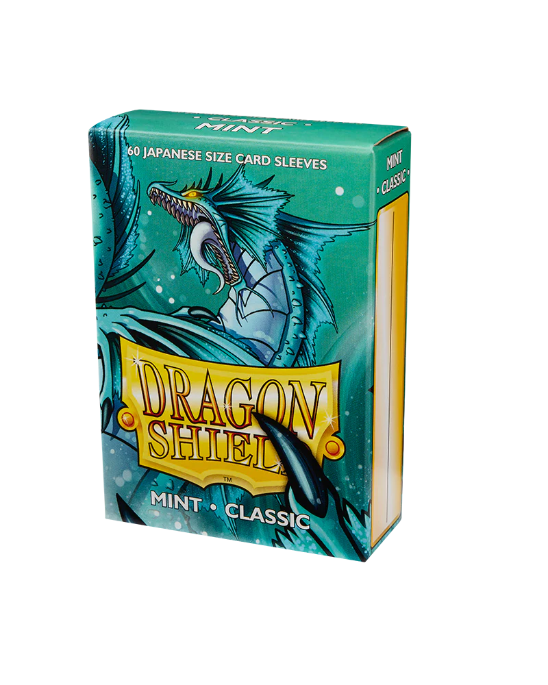 Bustine Protettive Lisce Dragon Shield Verde Menta - Japanese Size - immagine 4