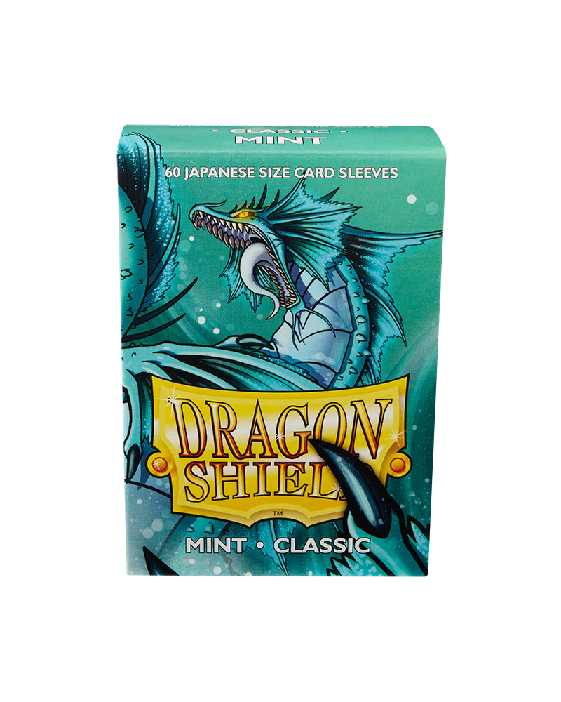 Bustine Protettive Lisce Dragon Shield Verde Menta - Japanese Size - immagine 5