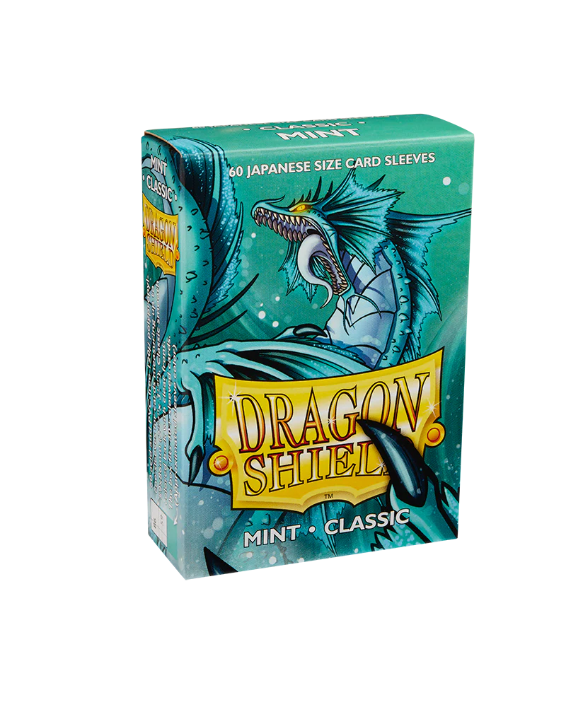 Bustine Protettive Lisce Dragon Shield Verde Menta - Japanese Size - immagine 6