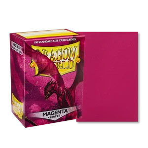 Bustine Protettive Ruvide Dragon Shield Magenta - Standard Size