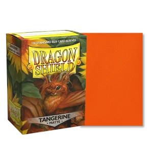 Bustine Protettive Ruvide Dragon Shield Mandarino - Standard Size